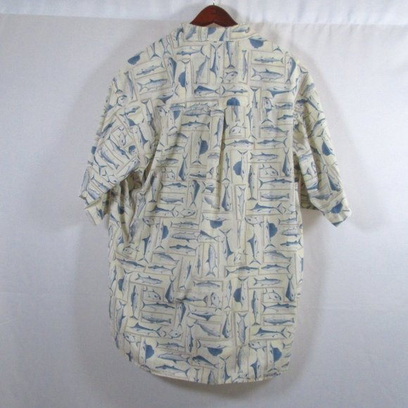 Columbia Mens Button Down Casual Short Sleeve Shirt Size Large Pre-owne… - Picture 2 of 8